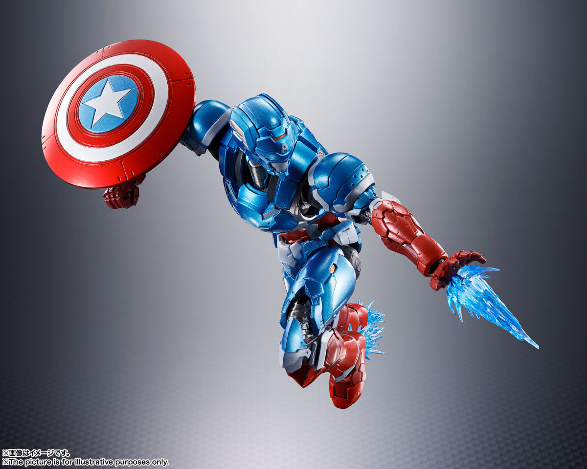 Avengers 6 Inch Action Figure S.H. Figuarts - Captain America Tech-O