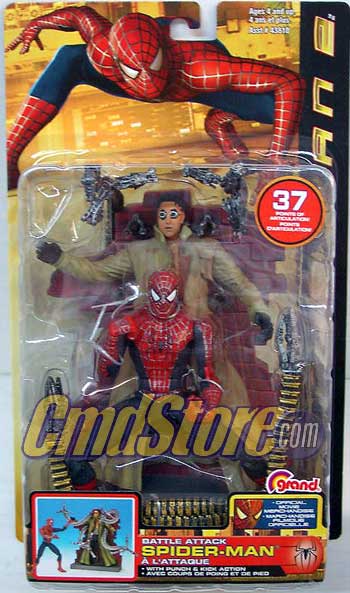 BATTLE ATTACK SPIDER-MAN Series 2 Figure SpiderMan The Movie 2