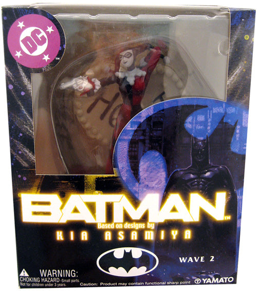 Batman by Kia Asamiya 6 Inch Statue Figure Series 2 - Harley Quinn (Shelf Wear Packaging)