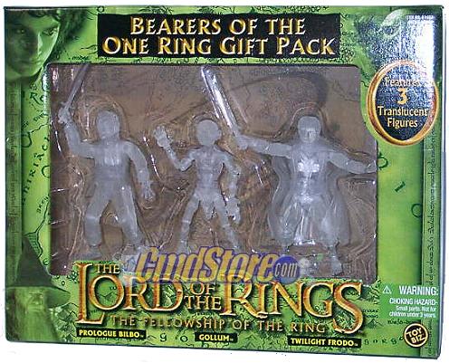 BEARERS OF THE ONE RING 3-Figure Gift Pack Twilight Frodo-Bilbo-Gollum (Shelf Wear Packaging)