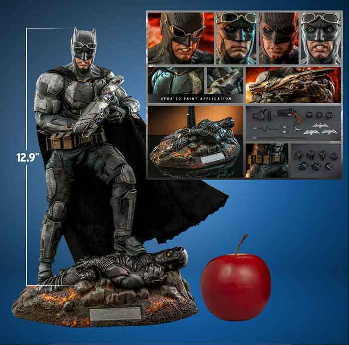 DC Justice League 12 Inch Action Figure 1/6 Scale - Batman (Tactical Batsuit Version) Hot Toys 911795
