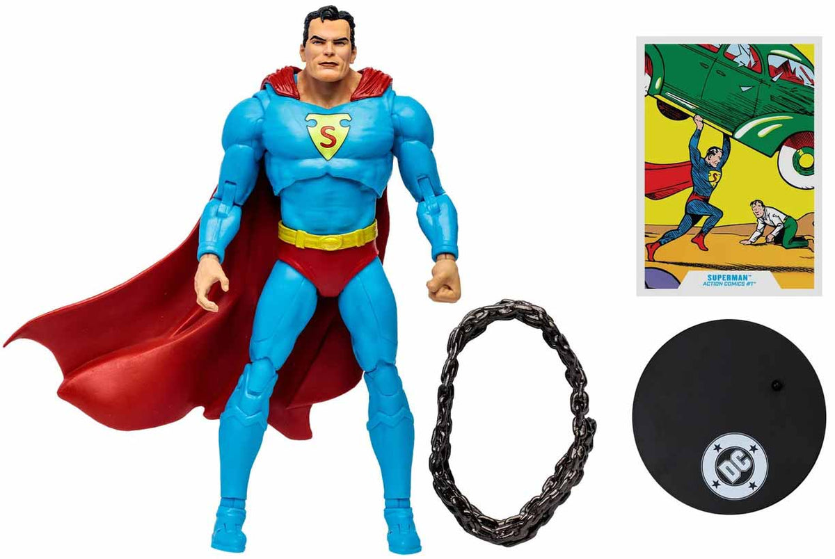 DC Multiverse Action Comics 7 Inch Action Figure Vault Collection - Superman