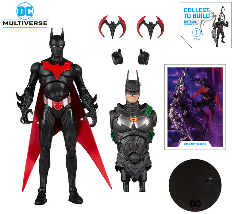 DC Multiverse 7 Inch Action Figure BAF Batman Futures End - Batman Beyond (Sub-Standard Packaging)