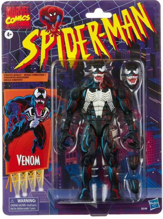 Marvel Legends Retro 6 Inch Action Figure Spider-Man Exclusive - Venom (Pre-Order Ships Dec. 2026)