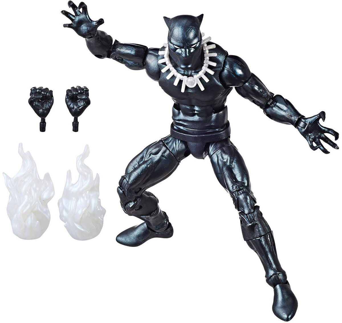 Marvel Legends Retro 6 Inch Action Figure Wave 2 - Black Panther (Shelf Wear Packaging)