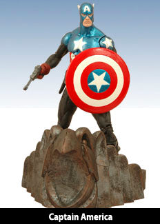 Marvel Select 8 Inch Action Figure- Masked Captain America (Sub-Standard Packaging)