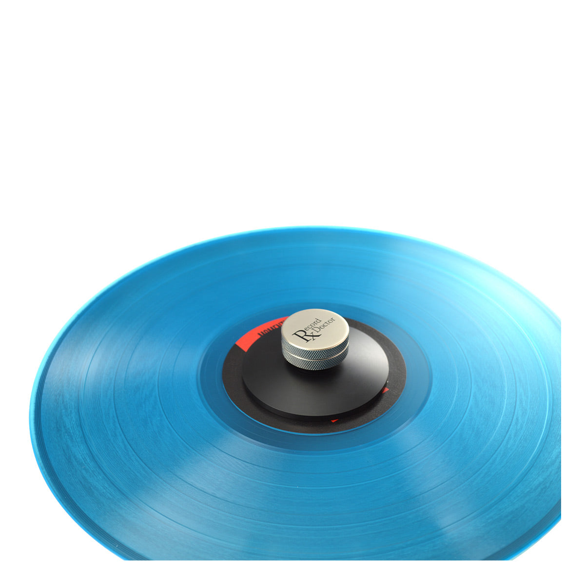 Record Doctor VI Record Cleaning Machine with RxLP Cleaning Solution - 20th Anniversary Edition (Gloss Black), Low Profile Record Clamp, and 12" Cork Turntable Slipmat