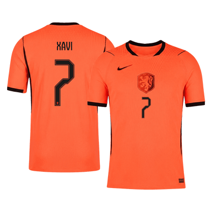 XAVI #7 Mens Netherlands World Cup Home Jersey 2026 - Player Version (Slim Fit)