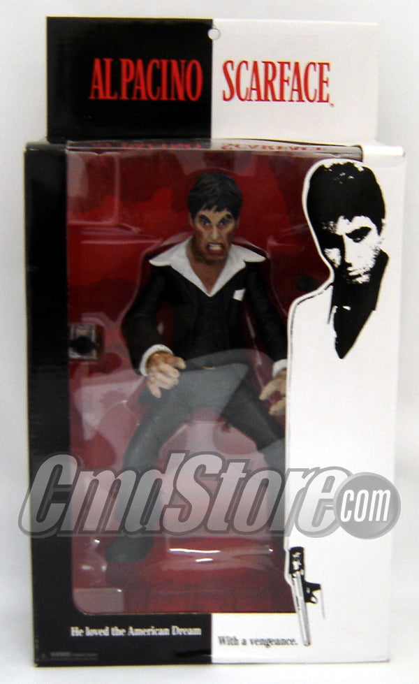 BLOODY TONY MONTANA SCARFACE THE ENFORCER 10 Inch Action Figure AL PACINO SCARFACE SDCC 2005 San Diego Comic Con EXCLUSIVE Mezco Toy