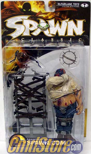 CLOWN III ORIGINAL 6" Action Figure SPAWN Series 17 Spawn Classic Toy (Sun Damaged Packaging)