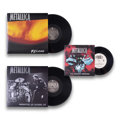[Pre Order] Metallica - ReLoad - Deluxe Limited Numbered Edition 5LP, 45rpm 7" Vinyl Single, 15CD, 4DVD & Book Box Set