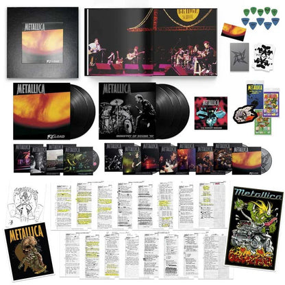 [Pre Order] Metallica - ReLoad - Deluxe Limited Numbered Edition 5LP, 45rpm 7" Vinyl Single, 15CD, 4DVD & Book Box Set