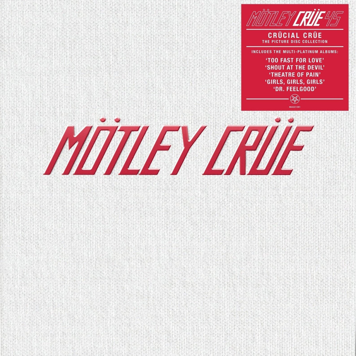[Pre Order] Mötley Crüe - Crücial Crüe: The Picture Disc Collection - LP Box Set