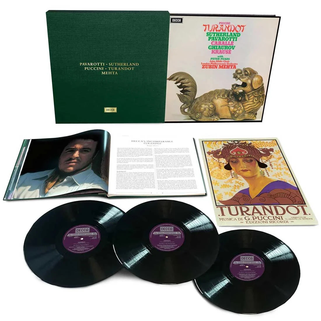 [Pre Order] Joan Sutherland & Luciano Pavarotti - Puccini: Turnadot - LP Box Set