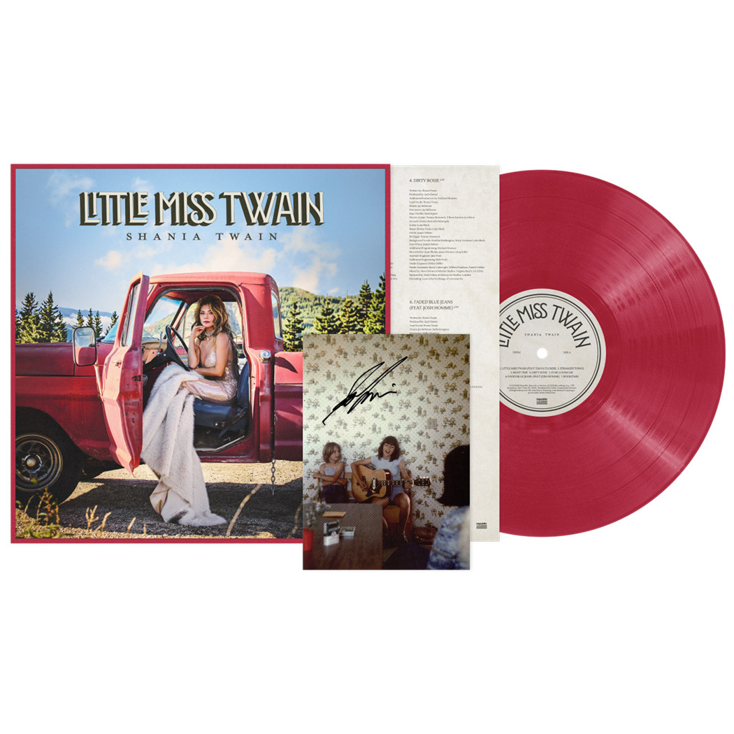 [Pre Order] Shania Twain - Little Miss Twain - Signed Rosie Red LP