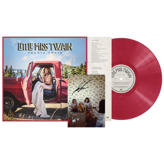 [Pre Order] Shania Twain - Little Miss Twain - Signed Rosie Red LP