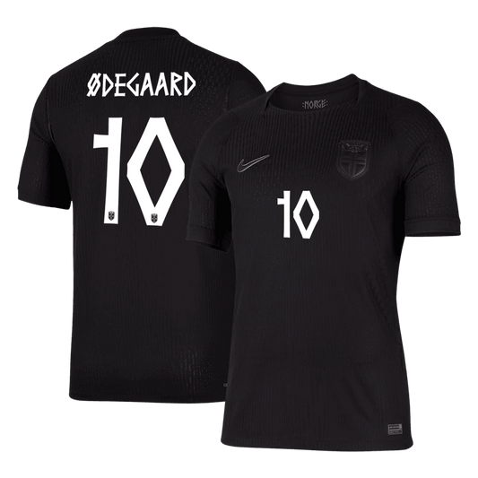 ØDEGAARD #10 Mens Norway World Cup Away Jersey 2026 - Player Version (Slim Fit)