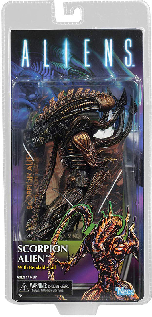 Aliens 8 Inch Action Figure Series 13 - Scorpion Alien (Back Horn popped loose from back but can be put back if you open packaging)