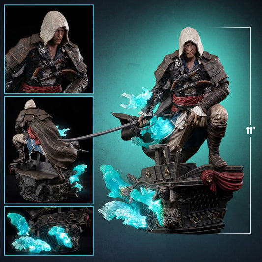 Assassin’s Creed Black Flag 11 Inch Statue Figure 1/8 Scale PVC - Edward Kenway