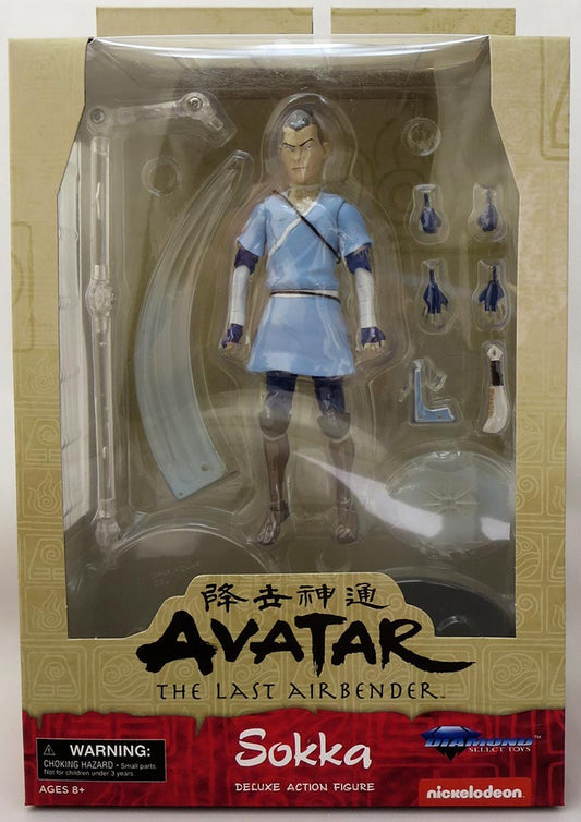 Avatar The Last Airbender  6 Inch Action Figure Deluxe Series 4 - Sokka (Shelf Wear Packaging)