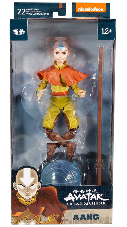 Avatar The Last Airbender 7 Inch Action Figure Wave 1 - Aang (Shelf Wear Packaging)