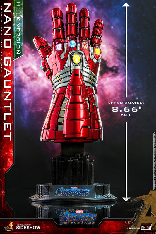 Avengers Endgame 9 Inch Prop Replica 1/4 Scale Series - Nano Gauntlet (Hulk Version) Hot Toys 904727