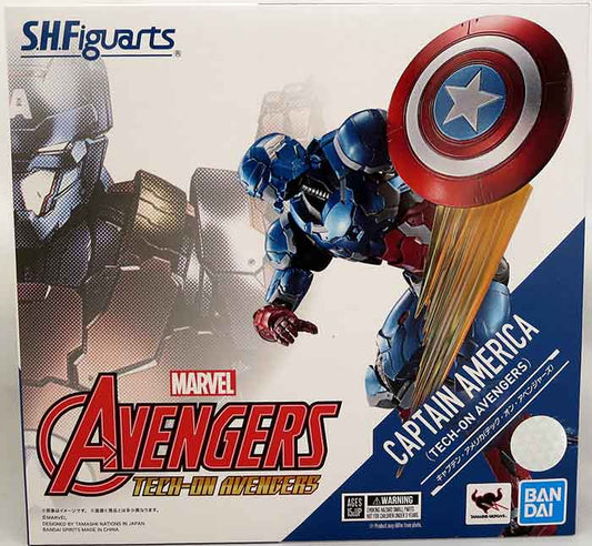 Avengers 6 Inch Action Figure S.H. Figuarts - Captain America Tech-O