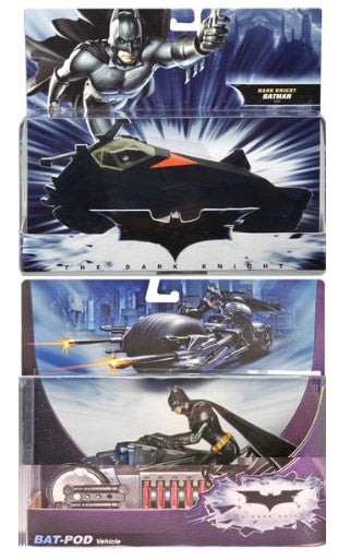 Batman: The Dark Knight 4 Inch Vehicle Figure - Batcycle (Shelf Wear Packaging)