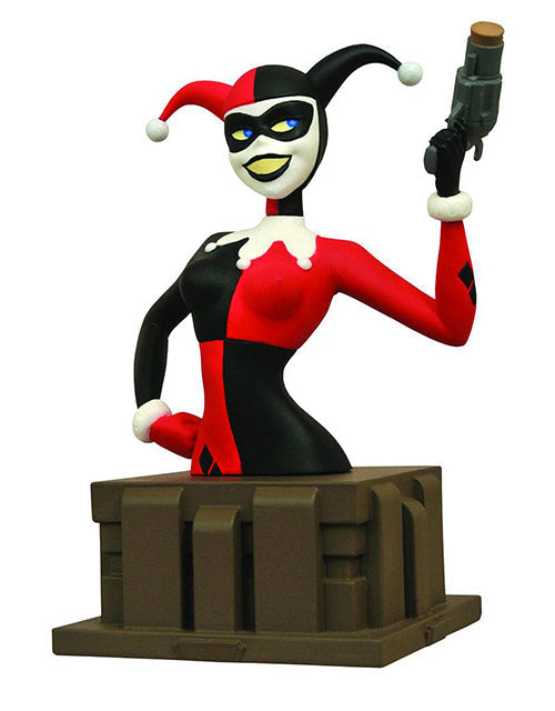 Batman Animated Series 6 Inch Bust Statue - Harley Quinn Bust (Sub-Standard Packaging)