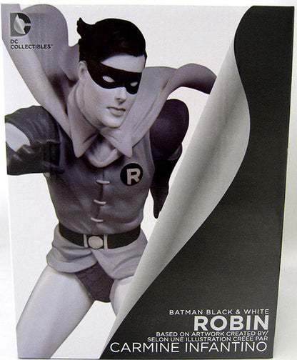 Batman Black & White 6 Inch Statue Figure - Robin by Infantino