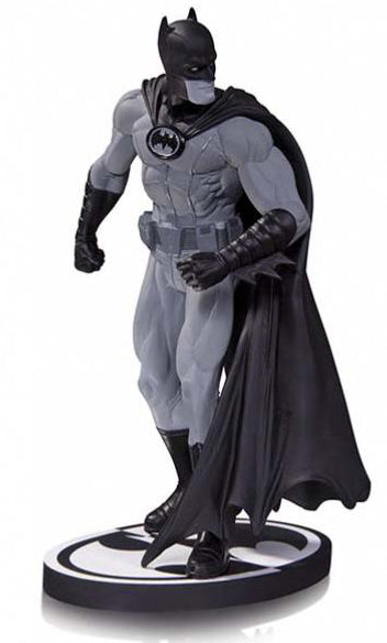 Batman 7 Inch Statue Figure Black & White Series - Batman Earth One by Gary Frank (Sub-Standard Packaging)