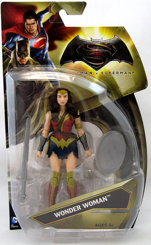 Batman vs Superman Dawn Of Justice 6 Inch Action Figure Basic Series 1 - Wonder Woman (Sub-Standard Packaging)