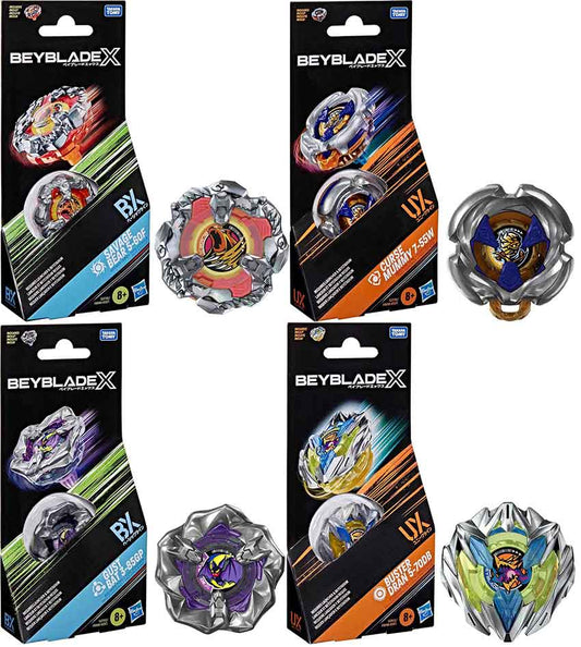 Beyblade X Booster Pack - Set of 4 Curse Mummy, Buster Dran, Gust Bat, Savage Bear F9590AS07