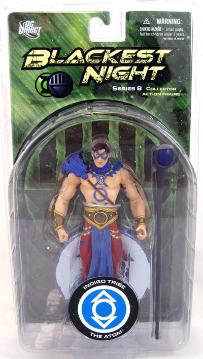 Blackest Night 6.75 Inch Action Figure Series 8 - Indigo Tribe The Atom (Shelf Wear Packaging)