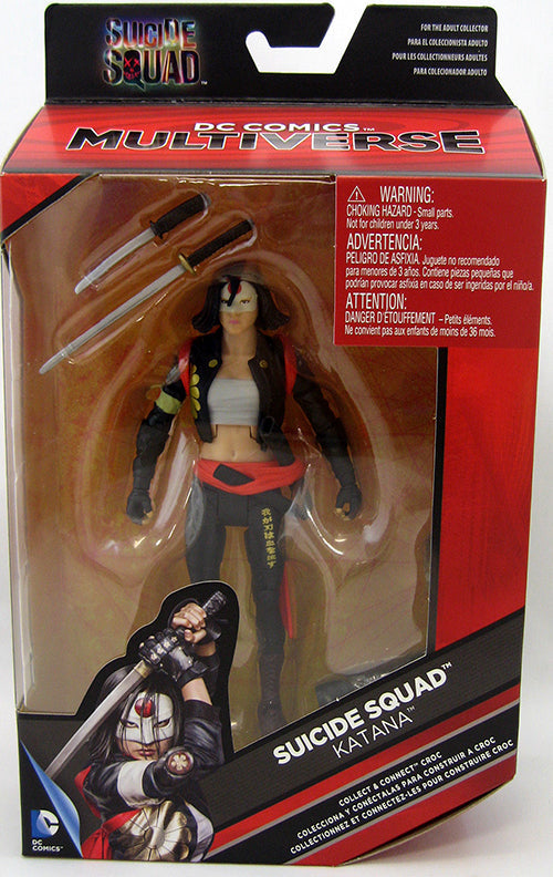 DC Comics Multiverse 6 Inch Action Figure Killer Croc Series - Suicide Squad Katana #5 of 6 (Shelf Wear Packaging)