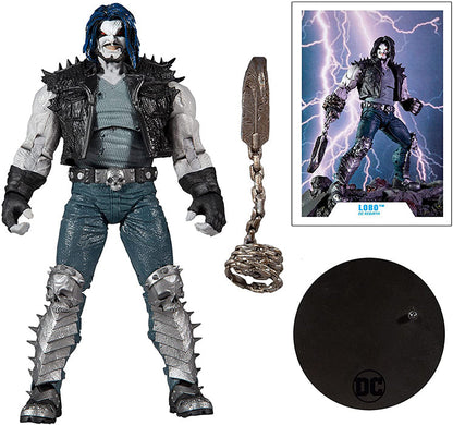 DC Multiverse 7 Inch Action Figure Comic Series - Lobo (Sub-Standard Packaging)