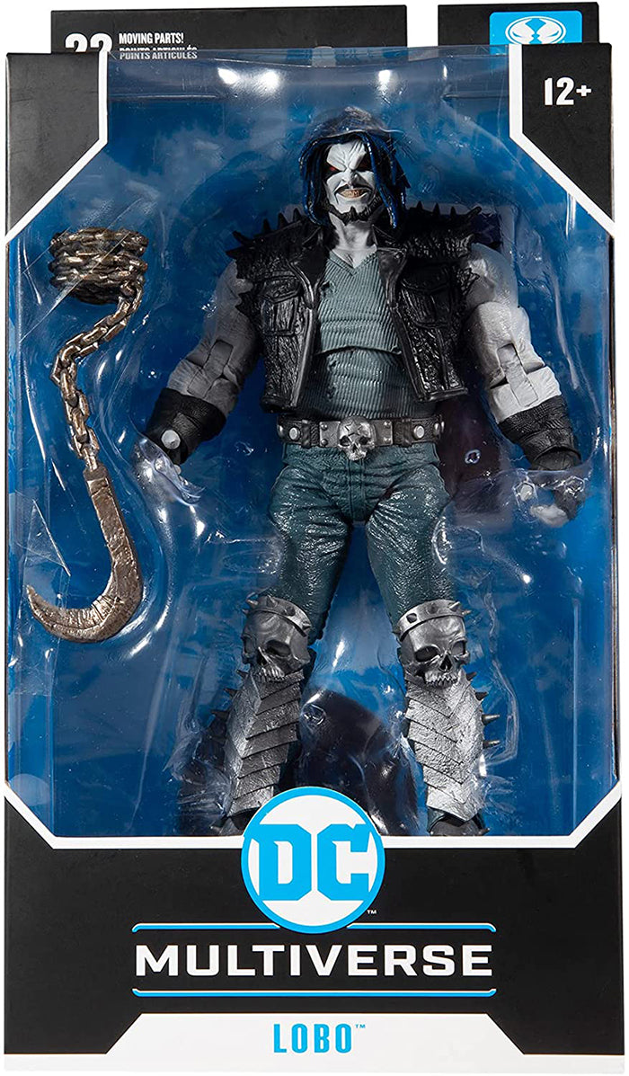 DC Multiverse 7 Inch Action Figure Comic Series - Lobo (Sub-Standard Packaging)