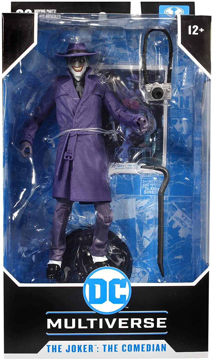 DC Multiverse 7 Inch Action Figure Three Jokers - Killing Joke Joker Comedian (Shelf Wear Packaging)