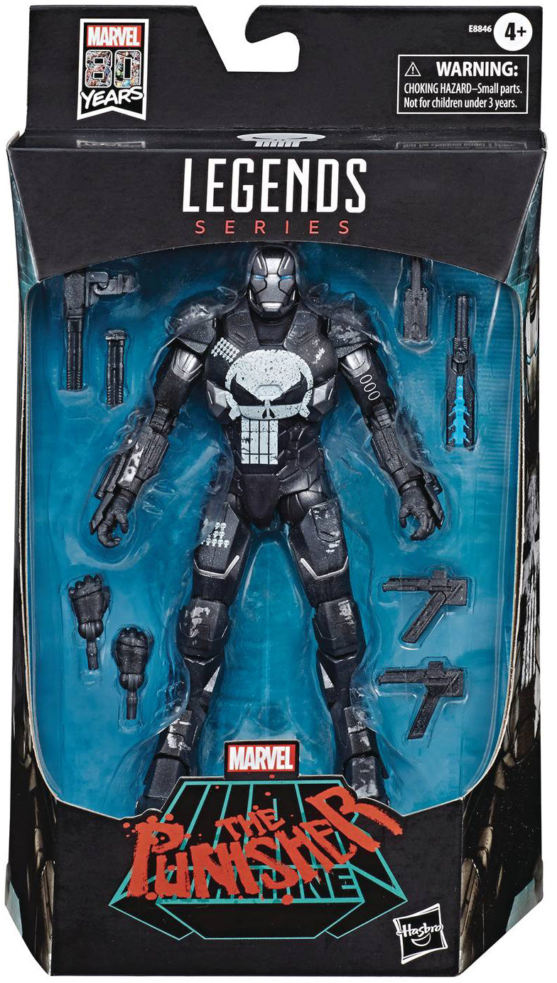Marvel Legends Infinite 6 Inch Action Figure 80 Year Anniversary - War Machine Punisher (Shelf Wear packaging)