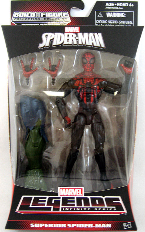 Marvel Legends Spider-Man 6 Inch Action Figure BAF Green Goblin - Superior Spider-Man (Shelf Wear Packaging)
