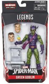 Marvel Legends Spider-Man 6 Inch Action Figure BAF Sandman - Green Goblin (Shelf Wear Packaging)