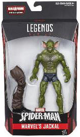 Marvel Legends Spider-Man 6 Inch Action Figure BAF Sandman - Jackal (Shelf Wear Packaging)