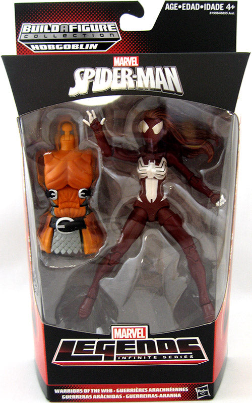 Marvel Legends Spider-Man 6 Inch Action Figure BAF Hobgoblin - Spider-Woman (Shelf Wear Packaging)