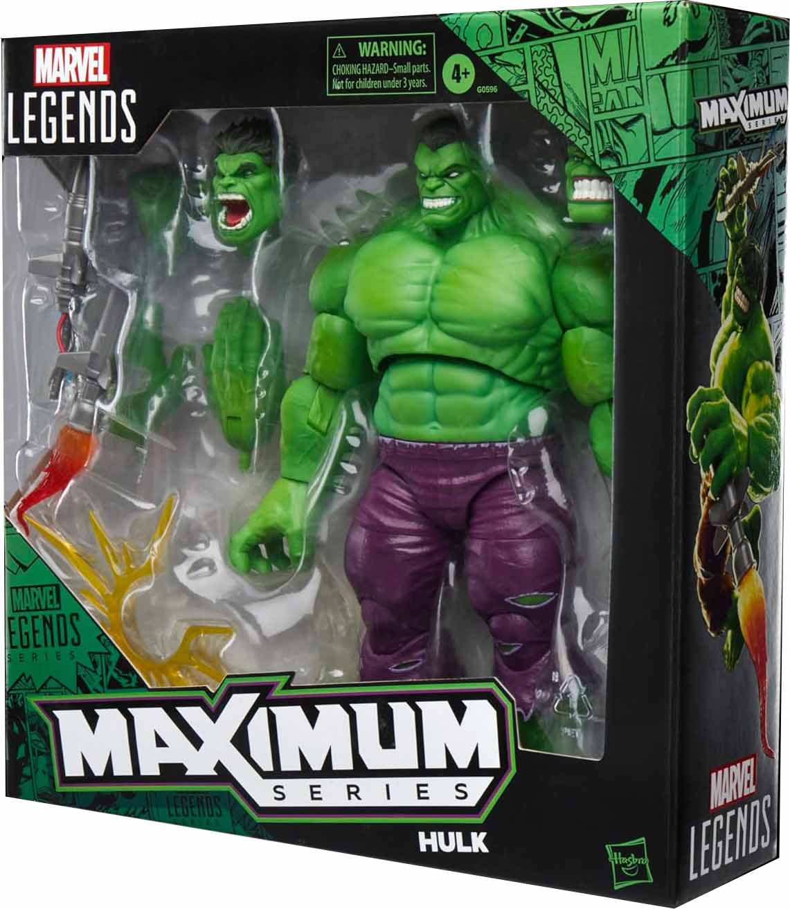 Marvel Legends Maximum 8 Inch Action Figure Maximum Series Deluxe - Hulk (Shelf Wear Packaging)