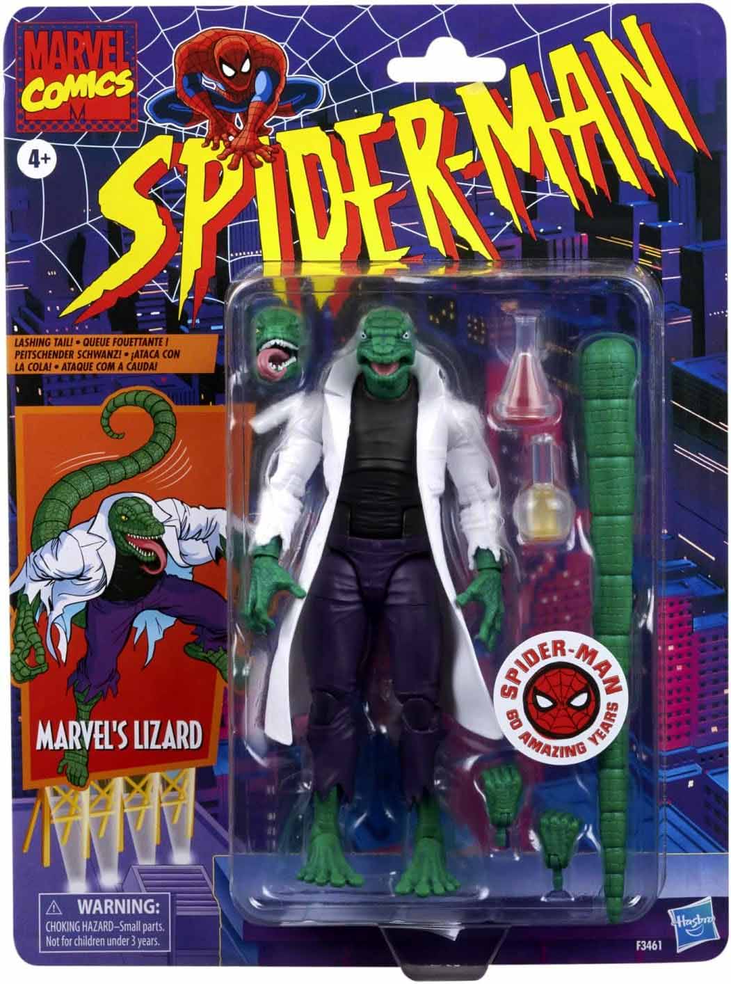 Marvel Legends Retro 6 Inch Action Figure Spider-Man - Lizard Reissue (Pre-Order Ships Oct. 2026)