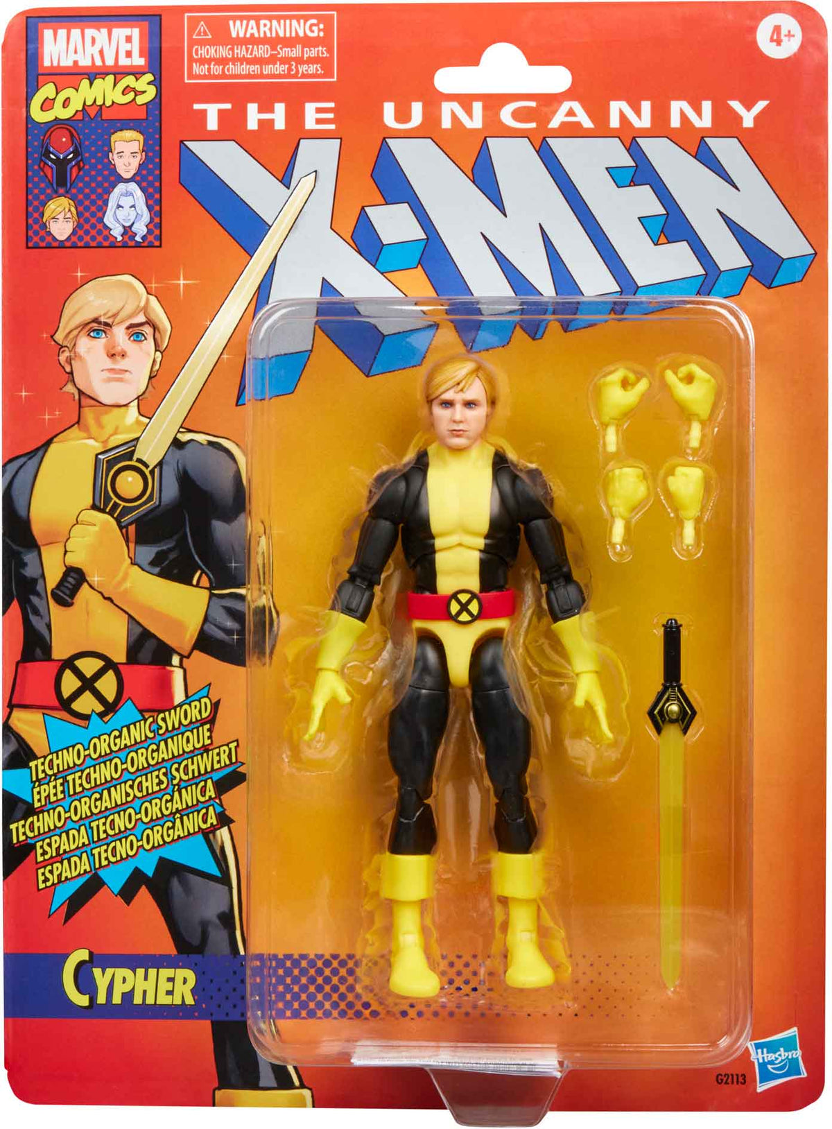 Marvel Legends Retro 6 Inch Action Figure X-Men Exclusive - Cypher (Pre-Order Ships Oct. 2026)
