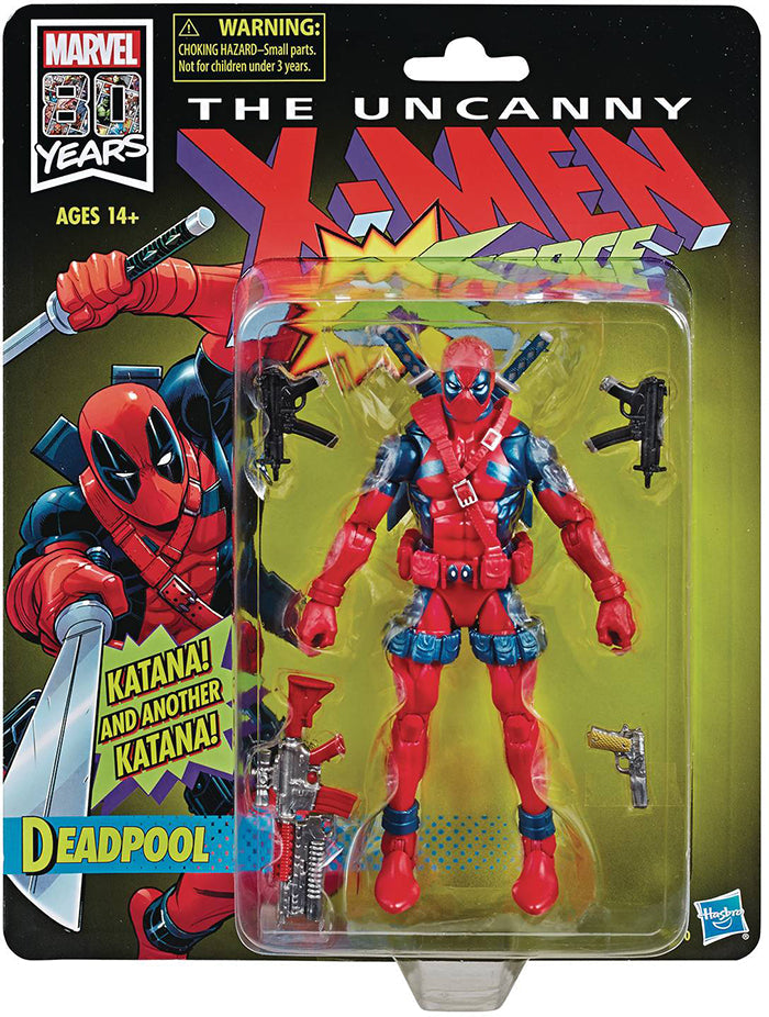 Marvel Legends Retro 6 Inch Action Figure X-Men Series - Deadpool Reissue
