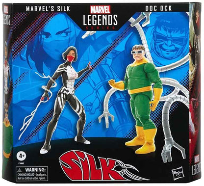 Marvel Legends Spider-Man 6 Inch Action Figure 2-Pack Exclusive - Silk and Doctor Octopus (Shelf Wear packaging)