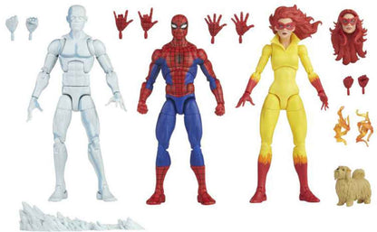 Marvel Legends Spider-Man Animated 6 Inch Action Figure Box Set - Amazing Friends 3-Pack