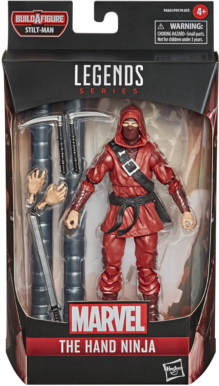 Marvel Legends Spider-Man 6 Inch Action Figure BAF Stilt-Man - Hand Ninja (Non Mint Packaging)